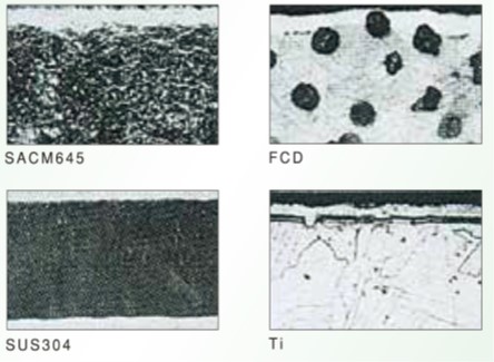 Microstructures　after ion nitriding